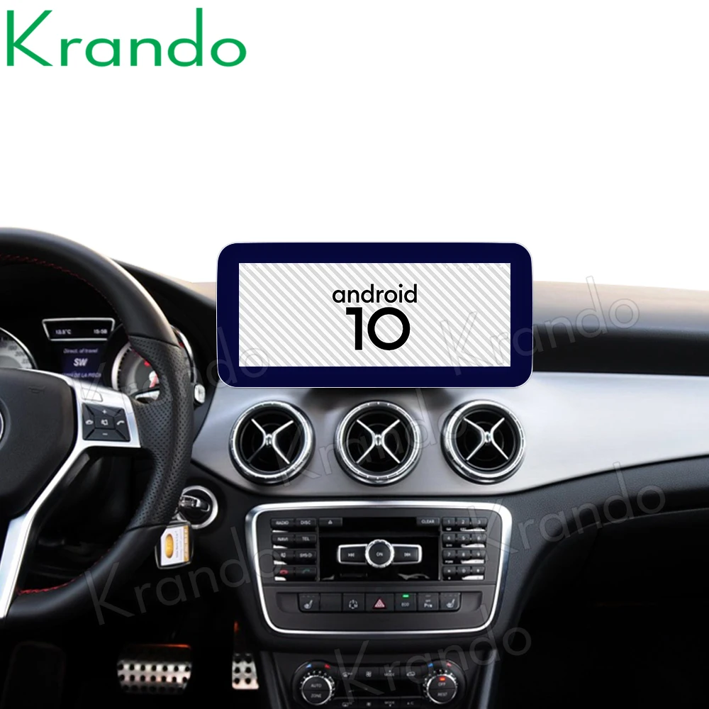 Krando Android 10.0 4G 128G 10.25'' Car Radio For Mercedes-Benz A W176 CLA C117 GLA X156 2012-2020 NTG 4.5 5.0 5.5 Carplay