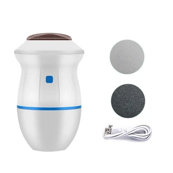 

Electric Pedicure Grinder Peeling Remove Dead Skin Calluses Remover 2 Replaceable Grinding Heads Home Foot Care Machine