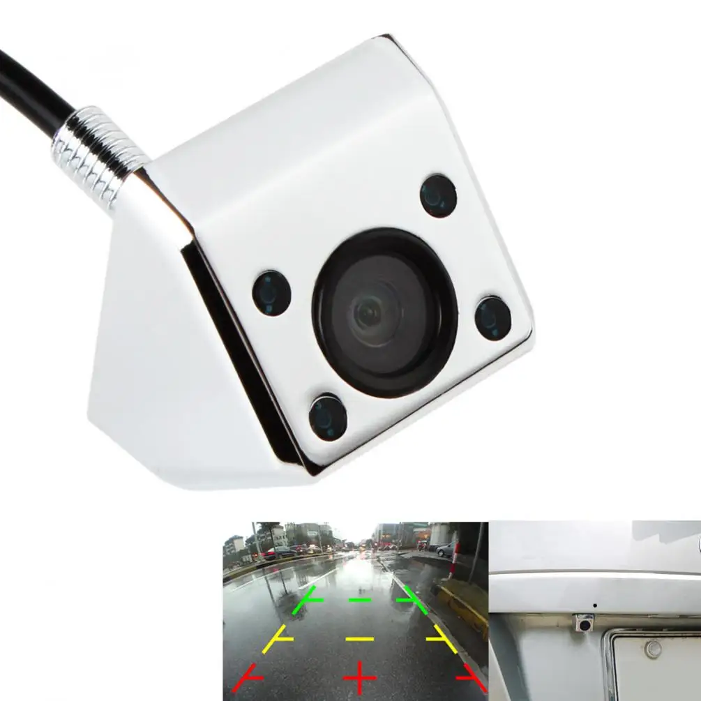 

Waterproof Design 480 TV Lines Night Vision Rear View Camera 120 Degrees Wide Angle Lens For Cars New