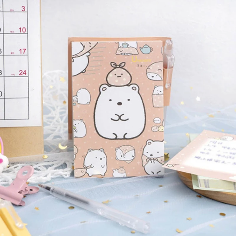 1 Набор креативный блокнот Kawaii Corner Creatures Memo N Times Sticky Note Pad notebook с ручкой Канцелярский набор