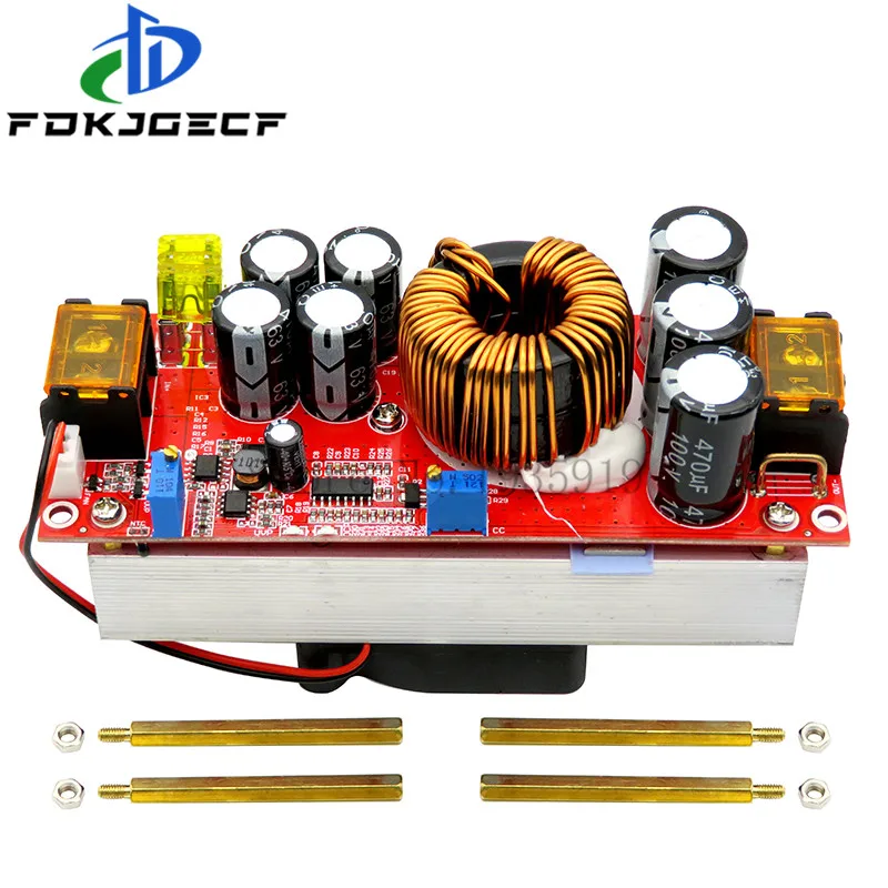 Alimentatore Switching AC 100-240V A DC 36V 180W 5-6.5A, Convertitore Step-up Regolabile Con Dissipatori, Industriale