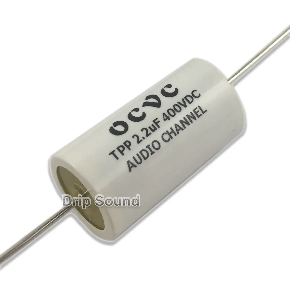 2pcs 1.5uF-10uF 400V Tweeter Speaker Frequency Divider Crossover Non-Polarity Capacitor