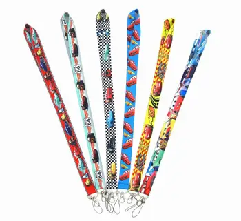 

Cute Cartoon Anime Cars Neck Strap Lanyard for keys ID Card Gym Mobile Phone Straps USB badge holder DIY Hang Rope