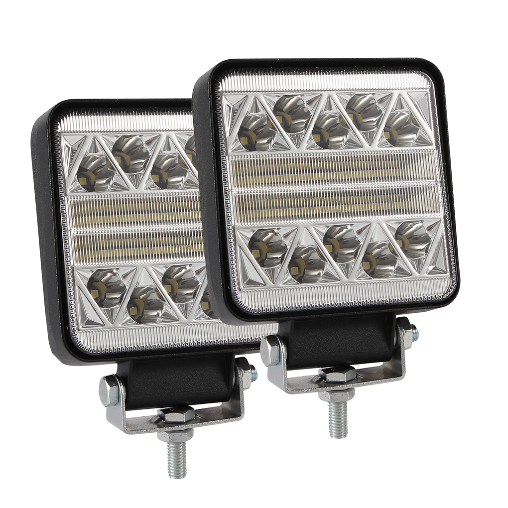 

2pcs 4inch Driving Fog Offroad LED Work Car Light 102W LED Universal Car led beams Work Light Bar Spotlight Flood Lamp