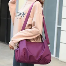 Женские сумки-мессенджеры, водонепроницаемые нейлоновые сумки на плечо, высококачественные сумки на молнии, сумки через плечо для женщин, сумки