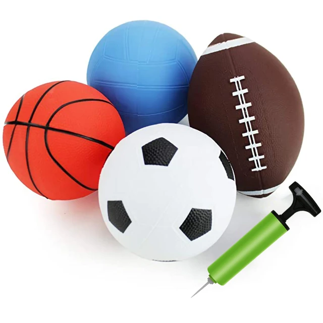 Pompe de basket-ball et de football, anneau de natation, ballon de