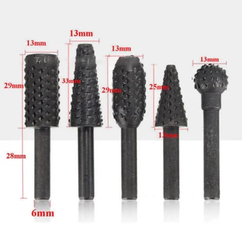 

5pcs1/4 HCS Drill Bits Set Drilling Cutting Tools Wood PVC Carving Cut Holes