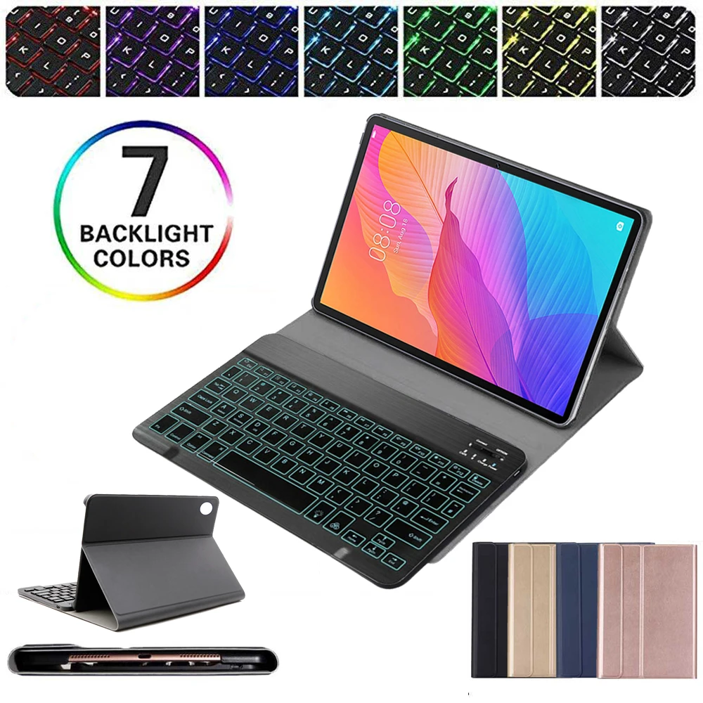 

For Huawei MatePad T8 8.0 inch 2020 Keyboard Case Bluetooth Wireless Keyboard Tablet Cover For Huawei T8 8.0'' Kobe2-L09/L03