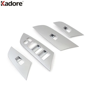 

For Toyota Prius 2016 2017 Interior ABS Matte Side Door Armrest Cover Window Switch Control Cover Trim Right Hand Driver 4pcs