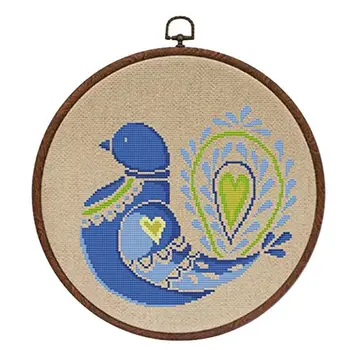 

New Embroidery Hoops Cross Stitch Hoop Ring Imitated Wood Circle Set Display Frame For Art Craft Handy Sewing and Hanging-3 Pcs