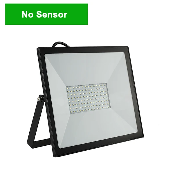 No Sensor PIR датчик движения светодиодный прожектор 220 В 110 В Наружное освещение 10 Вт 30 Вт 50 Вт Водонепроницаемый Светодиодный прожектор для свет в саду ZFG0006 - Испускаемый цвет: No Sensor