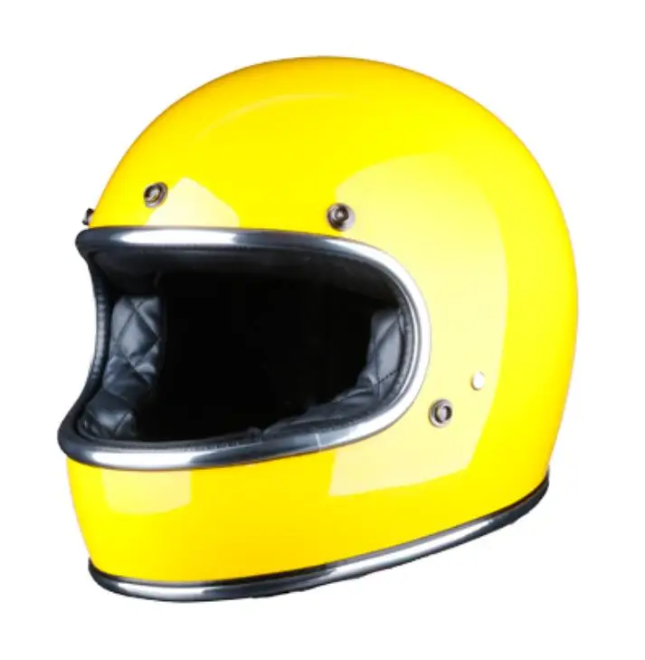 Мото полный шлем rcycle шлем cascos para casco мото r внедорожный шлем безопасности - Цвет: bright yellow