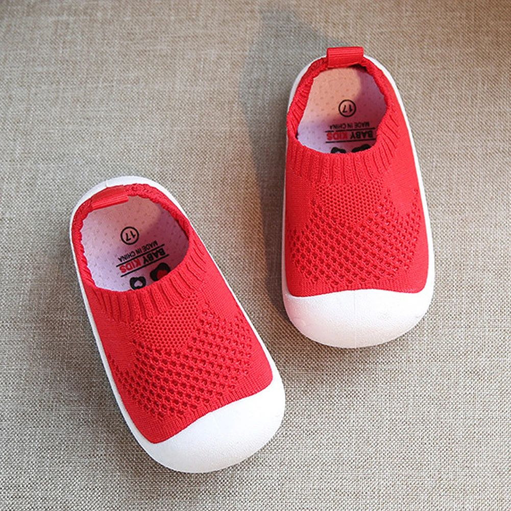 Emmababy летняя одежда для новорожденных одежда для малышей для девочек и мальчиков; детская коляска мягкая подошва однотонная детская кроватка, туфли, ползунки Нескользящие Кроссовки дропшиппинг