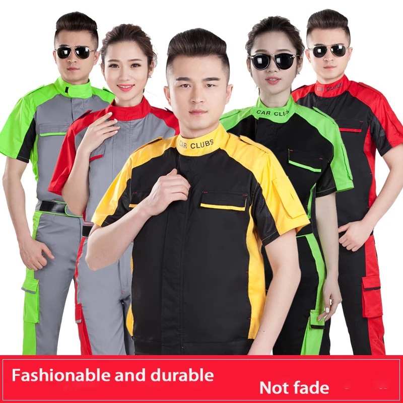 

Летние Рабочие комбинезоны, униформа для мужчин и женщин, рабочая одежда, сварочные костюмы, авторемонт, механическая мастерская, детские брюки 4xl