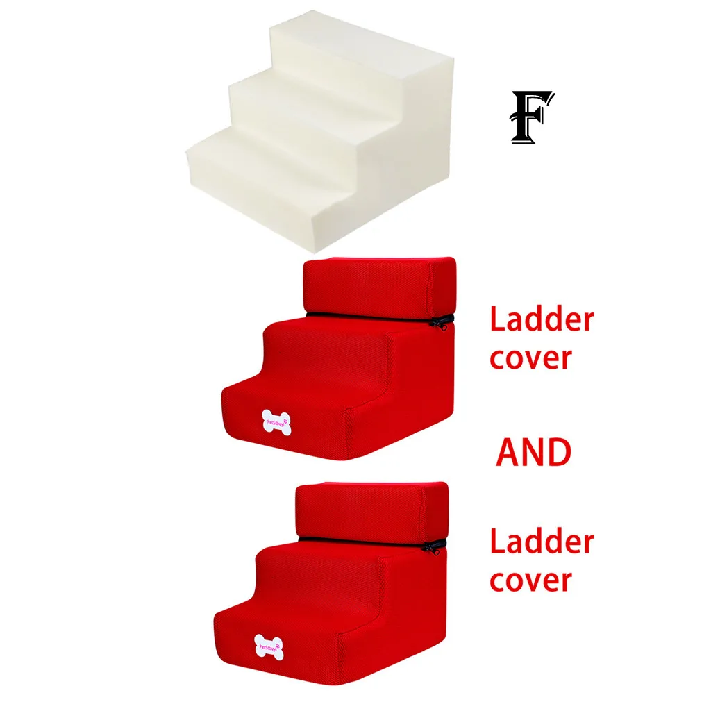 Пандус для кошек и собак, 3 ступени, новинка, дышащая сетка, складная лестница для питомцев, съемная кровать для питомцев, для питомцев, Dieren, Benodigheden, Hond, пандус для собак