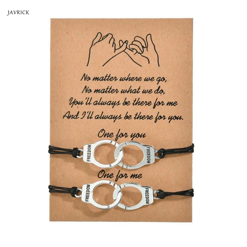 Handmade Police Officers Handcuffs Freedom Justice Charm Fashion Bracelets Friendship Couple Lover Kit Unisex | Украшения и