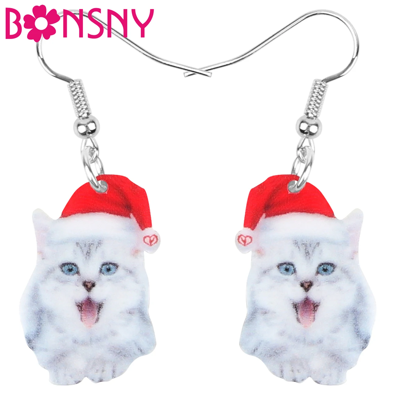 Bonsny Акриловая Рождественская шляпа американская короткая шерсть кошка