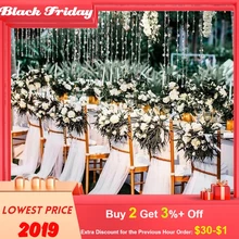 Сетчатая юбка для стола, мягкая марлевая ткань, свадебная, воздушная, для украшения потолка, марля, спинка стула, пряжа, для свадьбы, 200*150 см