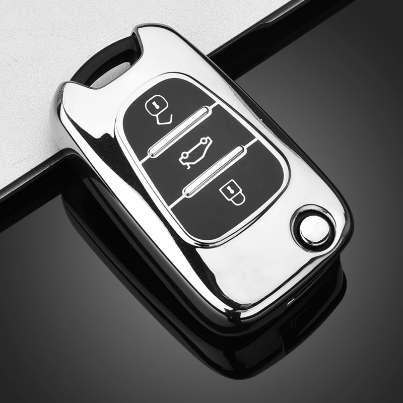 Car Key Case For Kia Sportage Rio 3 Soul Optima Ceed Pro K5 K2 Pride For Hyundai i20 i30 ix20 ix35 elantra accent shell cover key case key case cover car key shell