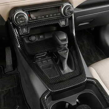 

Car Interior Shift Gear Lever Knob Panel Trim Frame Cover Sticker Moulding for Toyota RAV4 5th LHD & RHD 2019-2020