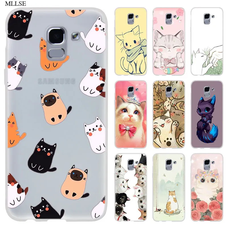 Модный силиконовый чехол для J8 J4 J6 Plus 2018 J5 J3 J7 2017 EU CORE Pro Prime телефона милый имбирь