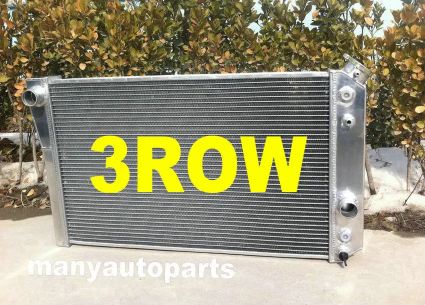 3 ряда Алюминий радиатора для 1984-1990 Chevy КОРВЕТ 5,7 L83/S10 V8 преобразования