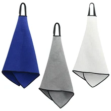 Гольф-мастер полотенце из микрофибры вафельные принадлежности для плетения легкий вес быстрая сушка для чистки клубов утюги водители спортивное полотенце