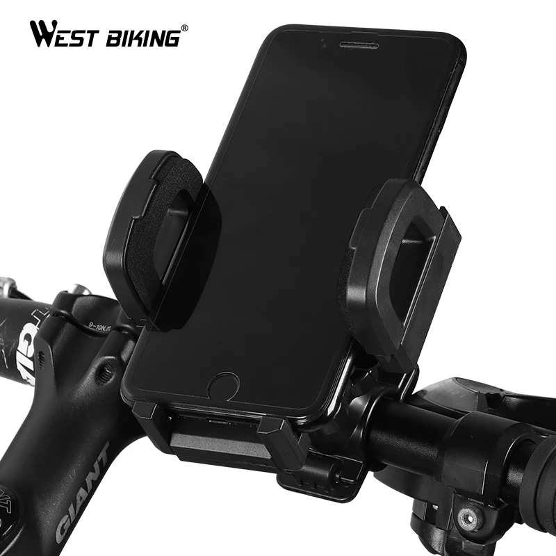 WEST BIKING держатель для велосипеда с gps навигацией, держатель для телефона с поворотом на 360 градусов, универсальный держатель для телефона для велосипеда