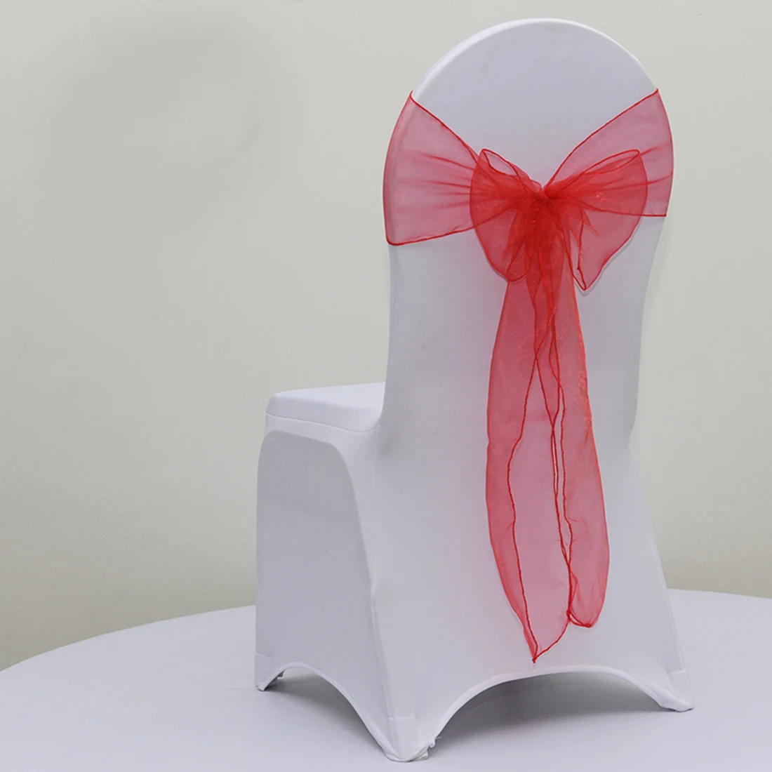 Рулон тюля DIY, деревенский Чехол для стула, 18 см* 275 см, пряжа для стула, товары для свадебной вечеринки, стеклянные марлевые ленты, ремни на спине из органзы