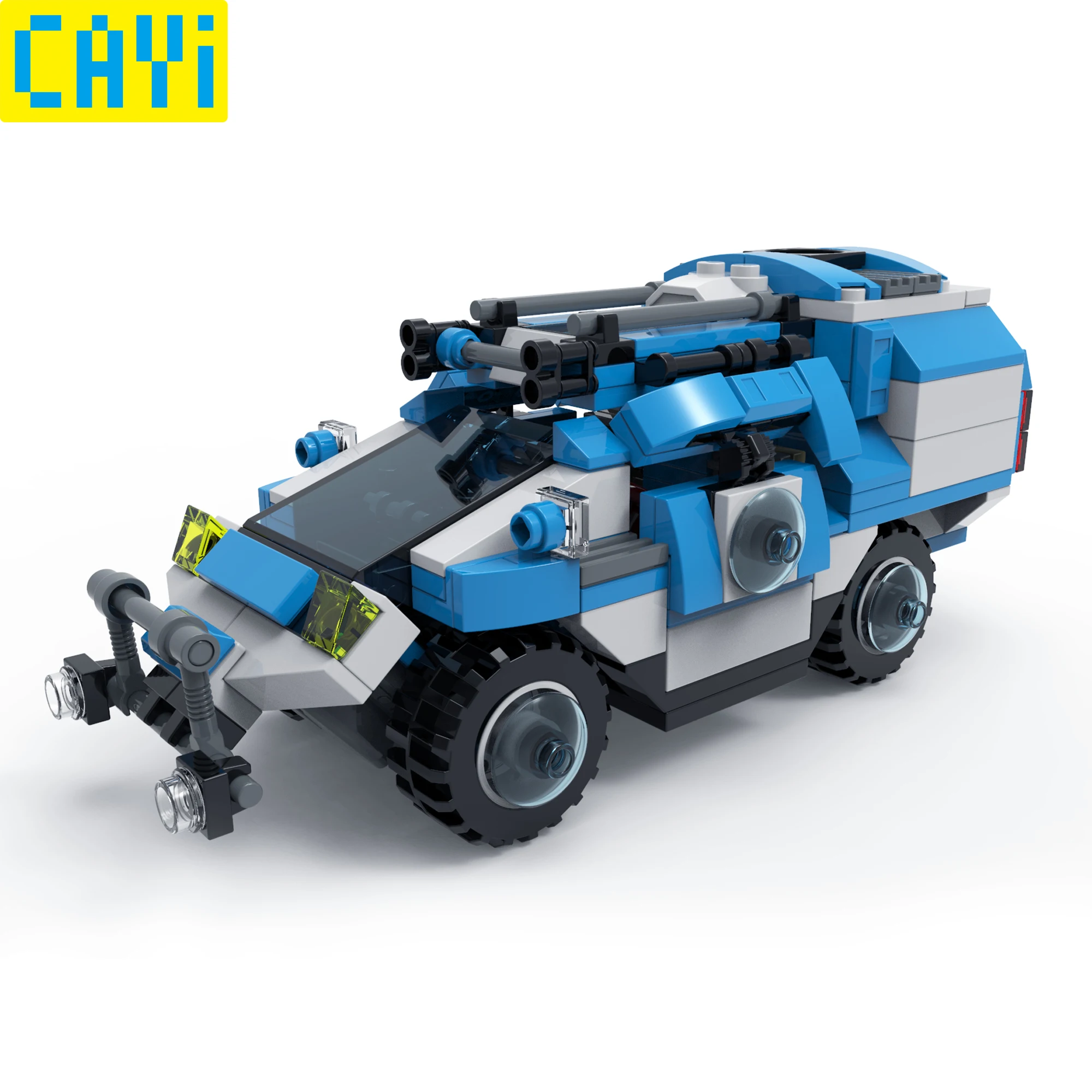 

CAYI 290pcs Thunder City Police Series LegOING Vehicle Model Building Blocks Toy Kits Learning Gift for Children