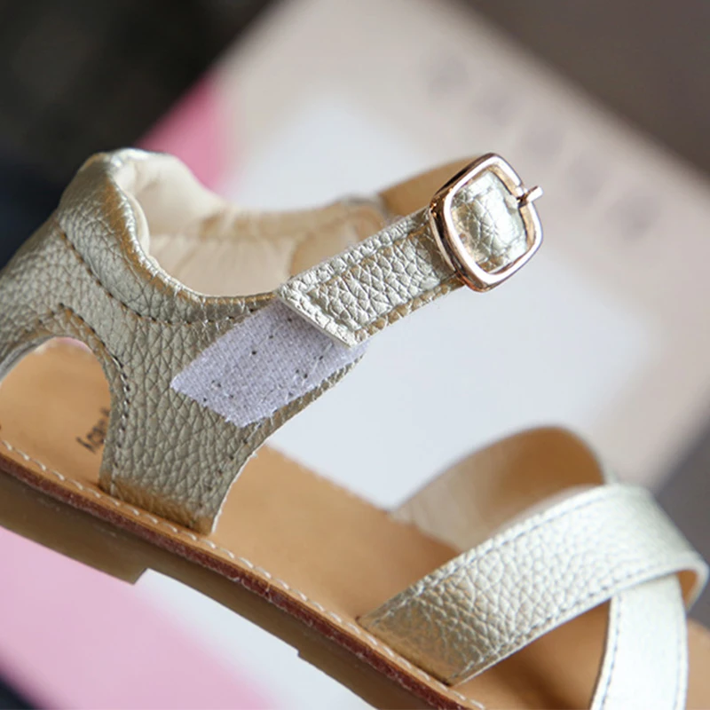 여아용 여름 샌들, 야외 소프트 크로스 샌들 슬리퍼, 어린이 신발