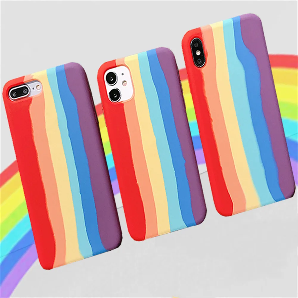 Original Liquid Silicone Case For iPhone 7 8 Plus Back Cover Apple 11 Pro MAX XR X XS 12 mini 13 Phone | Мобильные телефоны и