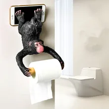 Обезьянка коробка для салфеток смолы настенный диспенсер для бумажных полотенец WC держатель для бумажных полотенец диспенсер для салфеток аксессуары для ванной комнаты X3411