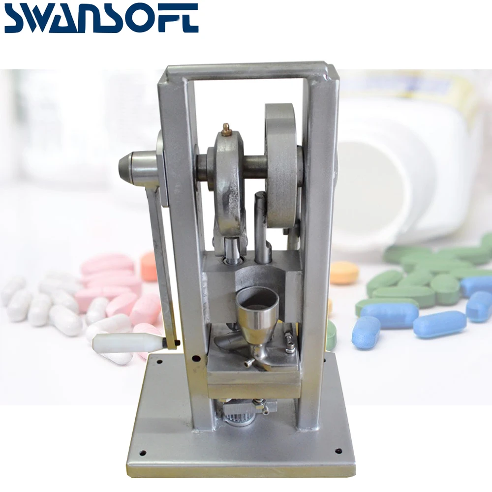 

SWANSOFT TDP0 Manual Single Punch Sugar Tablet Pill Press Machine Slice Making