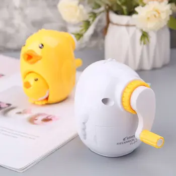 

Cute Kawaii Chick Animal Style Pencil Sharpener Hand Mechanical Cutting Tools Stationery School Student Gift Q6PA