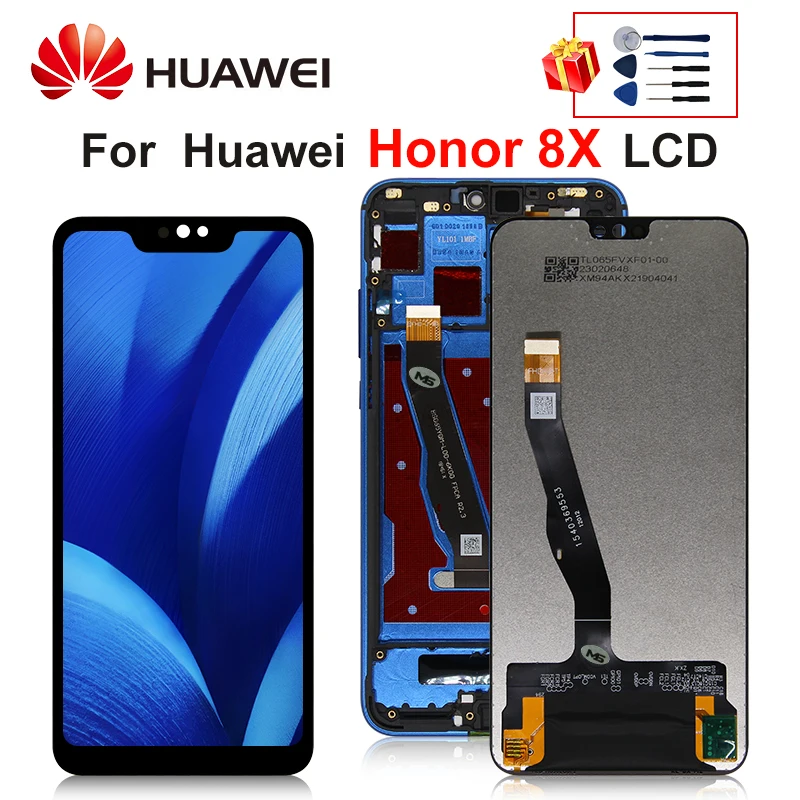Для Huawei Honor 8X ЖК дисплей сенсорный экран дигитайзер для сборки JSN L21 L42 AL00 L22
