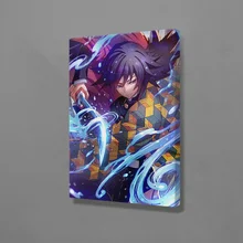 Giyu Tomioka Demon Slayer Kimetsu no Yaiba wall Art canvas decoration poster prints For living room home bedroom decor painting