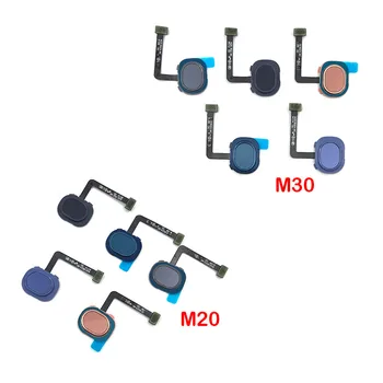 

10pcs/lot Fingerprint Sensor Home Return Key Menu Button Flex Ribbon Cable For Samsung M20 M205F M30 M305F