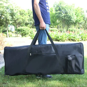 

Fashion Waterproof Thickened Professional 76 Key Universal Instrument Keyboard Bag Electronic Piano Zipper Storage Bag
