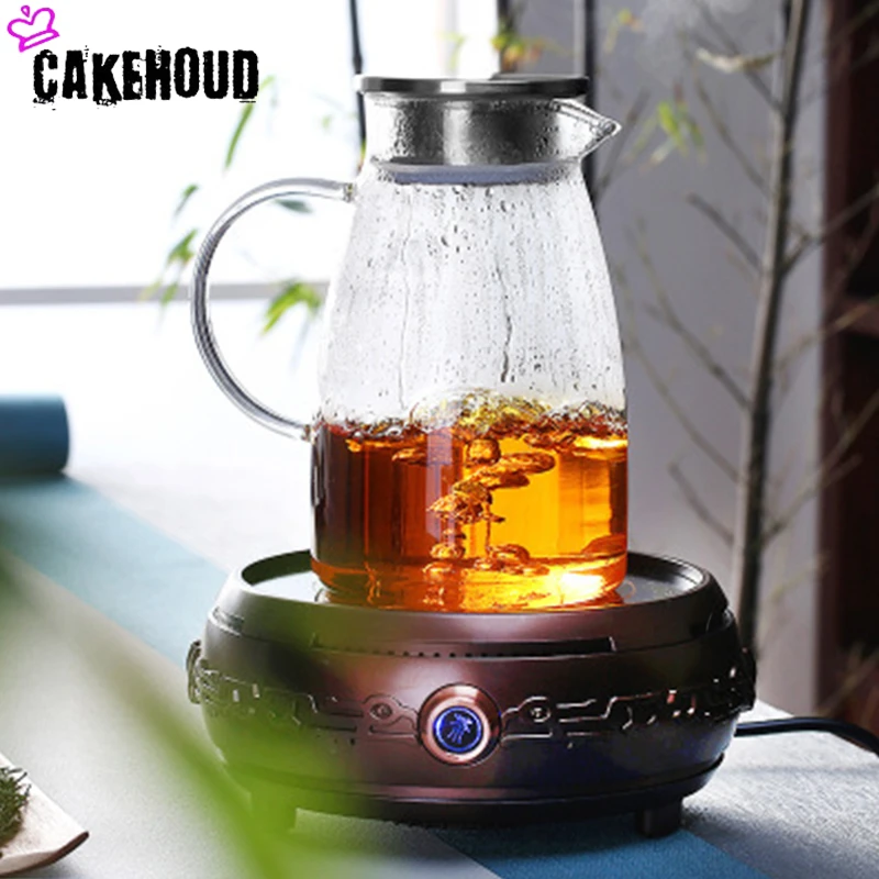 CAKEHOUD бытовой термостойкий стеклянный холодный чайник боросиликатный чайник большой емкости стеклянный цветочный чайник кружка для холодной воды