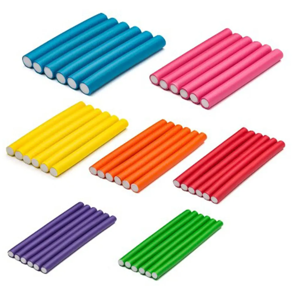 Polka Dot Sleeping Beauty Curlers Universal Bars Curly Hair Bars Pearl Cotton Hair Bars 42 PVC 4