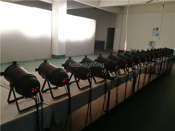 Flycase) 200 Вт теплый белый Zoom Led Cob Par Светильник s стробоскоп Dmx Led Par Zoom Дискотека вечерние Dj события ночной клуб сценический Led Par Светильник