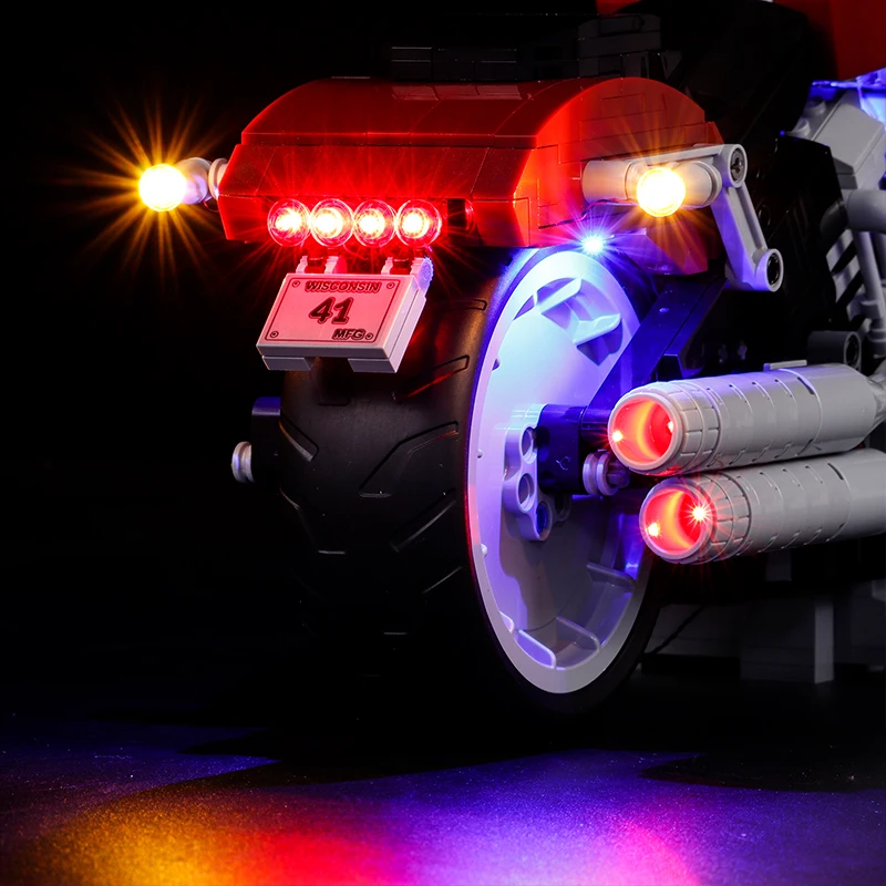 Vonado светодиодный для LEGO 10269 Творческий различные серии СОВМЕСТИМЫ мотоцикла Harley