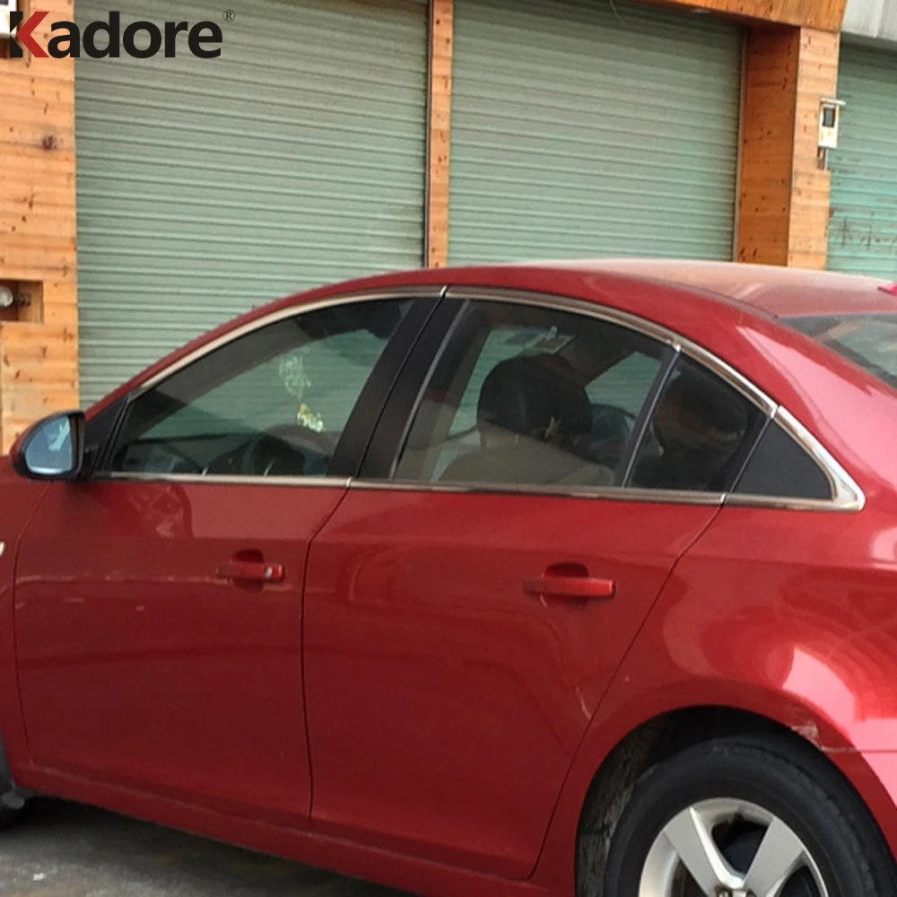 Крышка окна автомобиля из нержавеющей стали для Chevrolet Cruze 2009 2010 2011 накладка на