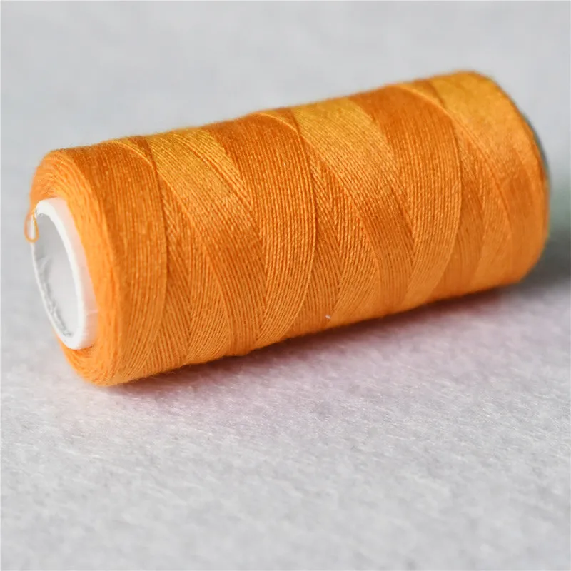 1pc Orange F 1 шт. 200 ярдов швейная нить полиэфирная нить набор прочных и прочных швейных нитей для ручных машин - Цвет: 1pc Orange F
