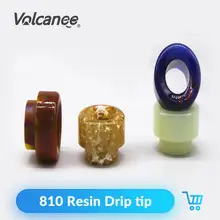 Вулканическая эпоксидная смола 810 капельный наконечник 12,5 мм диаметр для I just 3 V8 Big Baby V12 Prince RTA RDA Атомайзер