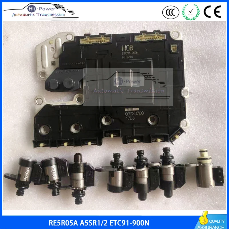 

RE5RO5A RE5R05A A5SR1 A5SR2 ETC91-900N Transmission Control Unit TCM TCU + Solenoid Valve for NISSAN/INFINITI/HYUNDAI 02-ON