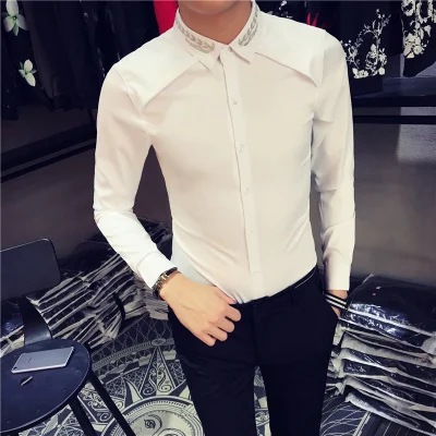 Ropa Chemise Homme, мужская рубашка, гавайская рубашка с длинным рукавом, Мужская облегающая блуза, Camisetas, пшеничные уши, дизайнерская Kemeja Pria 19