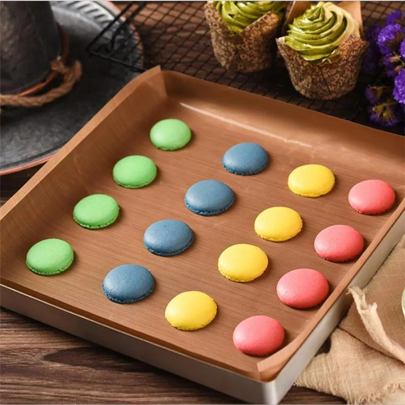 2 Sizes Baking Mat High Temperature Resistant Sheet Pastry Baking Oilpaper Heat-resistant Pad Non-stick For Outdoor BBQ | silicone baking mat,bbq grill mat,parchment baking paper