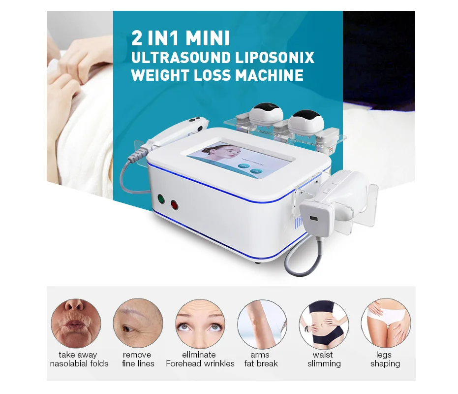 Liposonic sliming машина против морщин для лифтинга лица устройство стягивания кожи